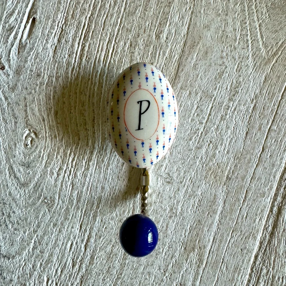 New🌟Anthropologie-Whimsy Monogram Hook-P